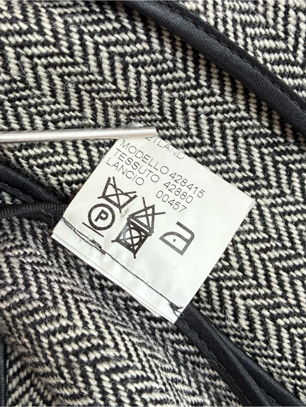 VINTAGE Emilio Pucci  Abstract Italian Wool Blazer